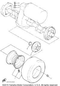 Rear Axle Mount Wheel