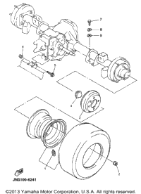 Rear Axle Mount Wheel