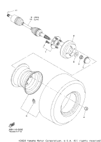 Rear Axle & Wheel