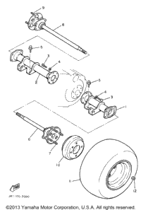 Rear Axle Wheel