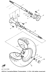 Rear Axle Wheel