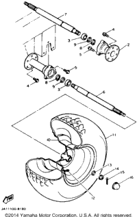 Rear Axle Wheel