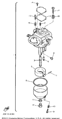 Carburetor Yt6700p