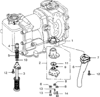 Oil Pump + Oil Filter + Muffler