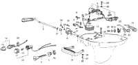Shift Shaft + Carrying Handle + Cover Lock Lever