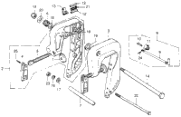 Stern Bracket + Adjust Rod