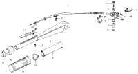 Handlebar + Throttle Cable