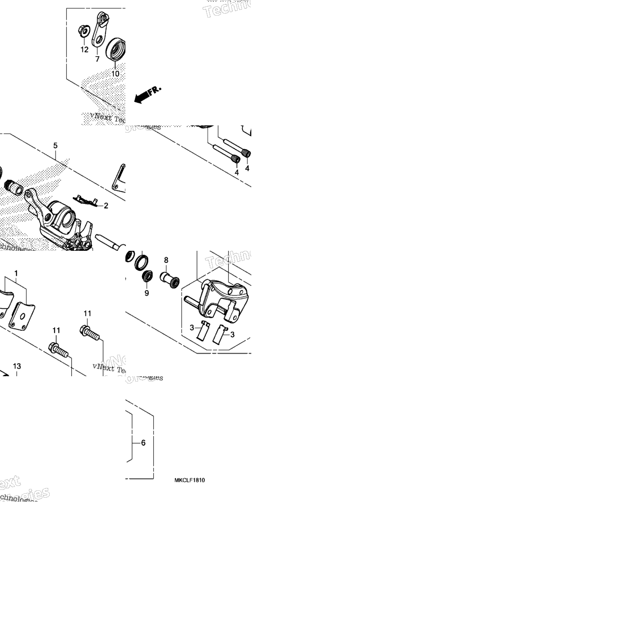 Parking Brake Caliper