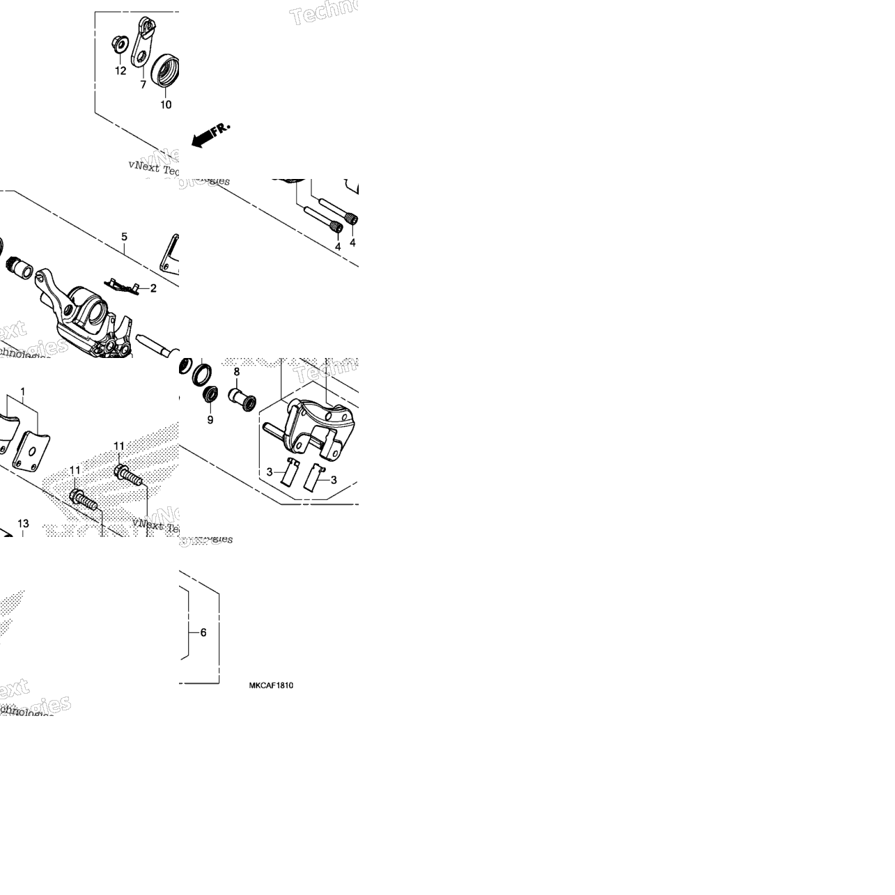 Parking Brake Caliper