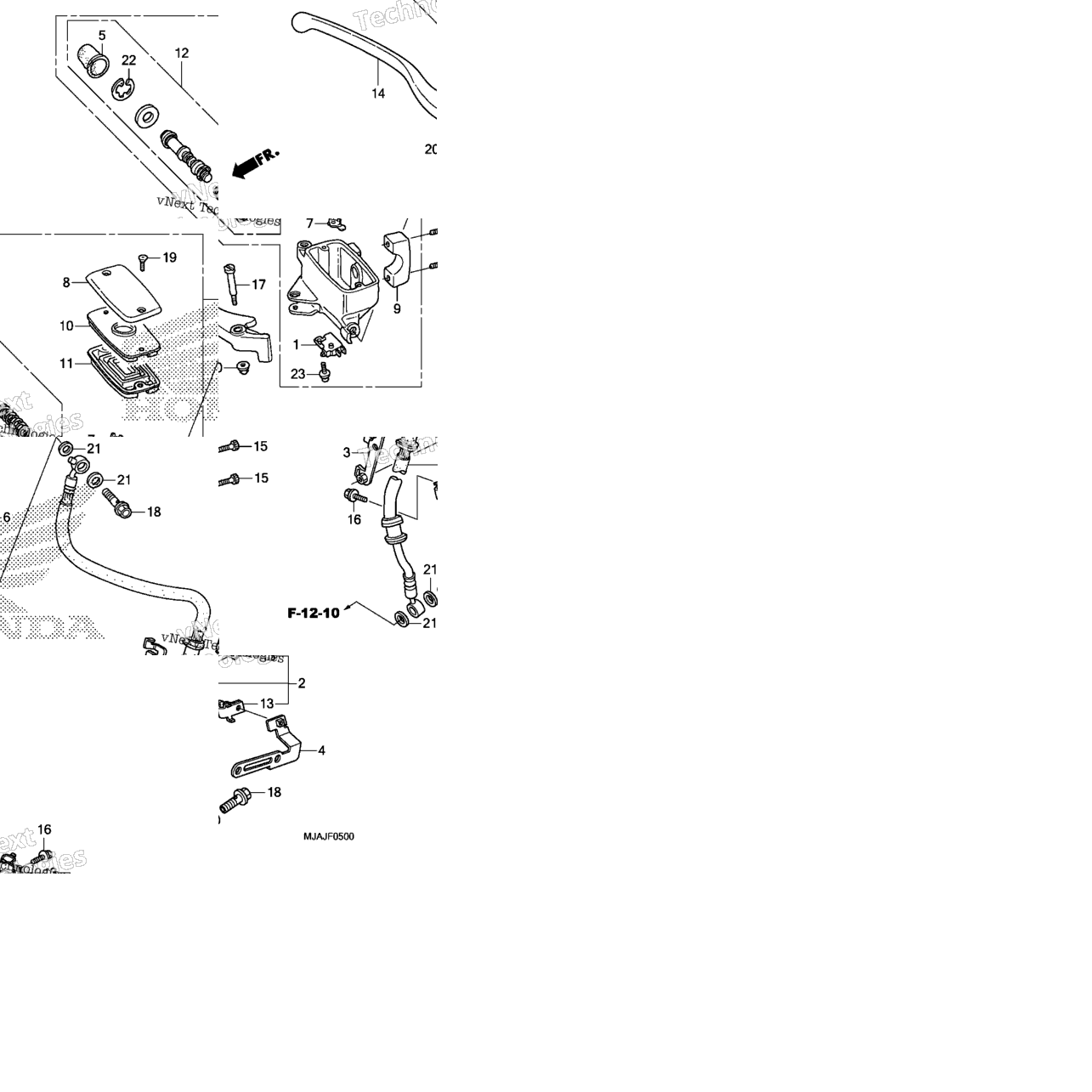 Front Brake Master Cylinder (1)