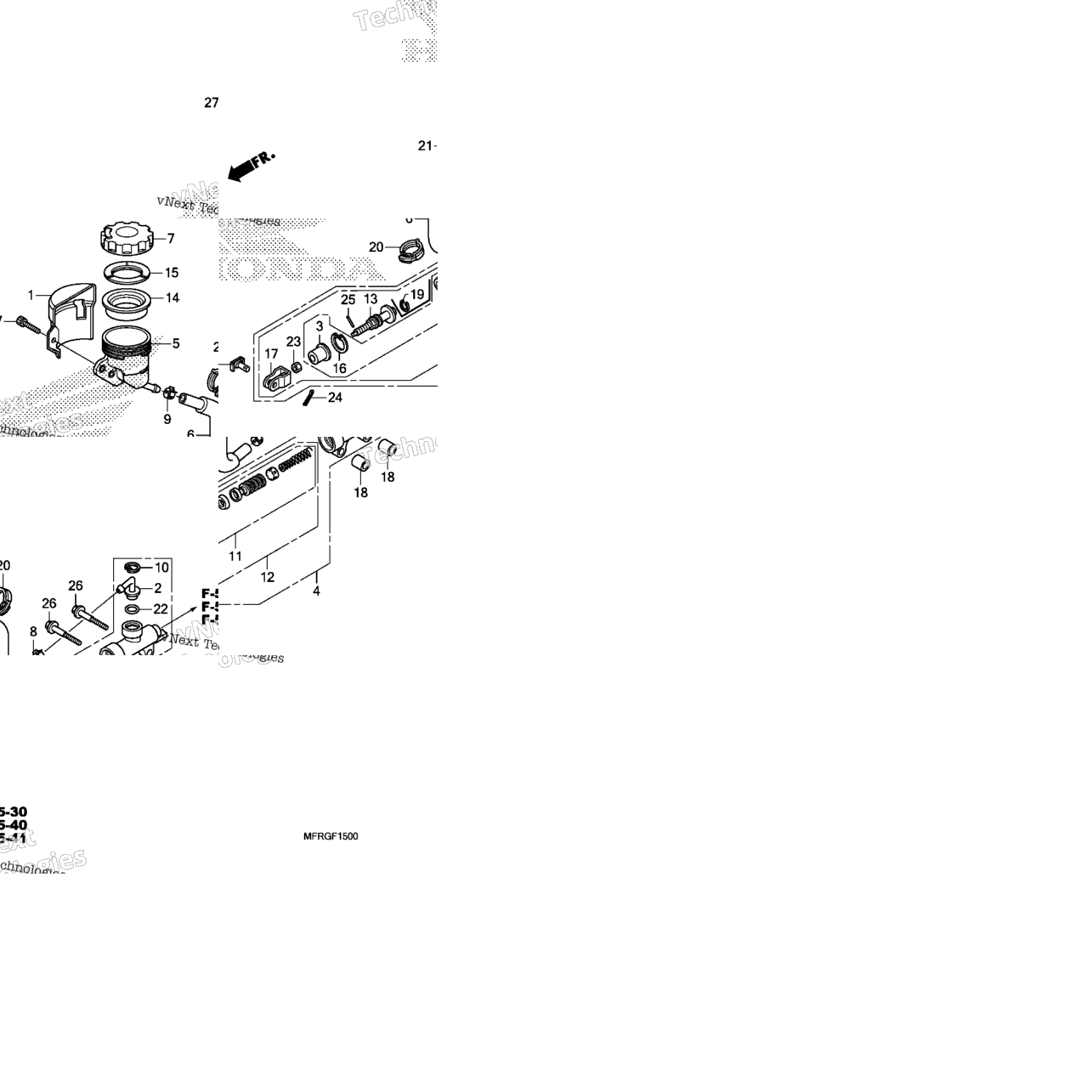 Rear Brake Master Cylinder