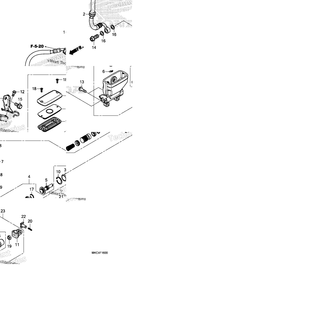 Rear Brake Master Cylinder