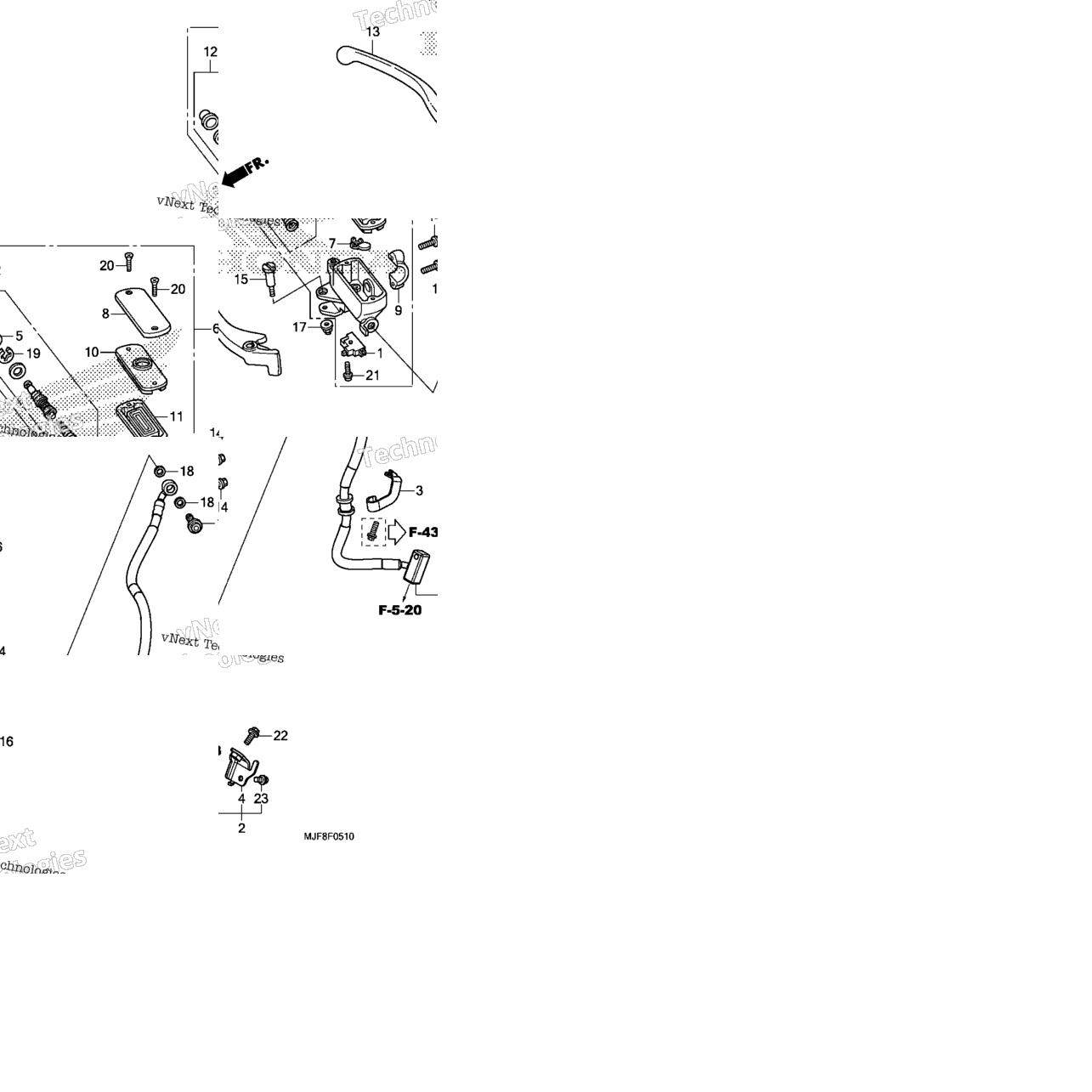 Front Brake Master Cylinder (2)
