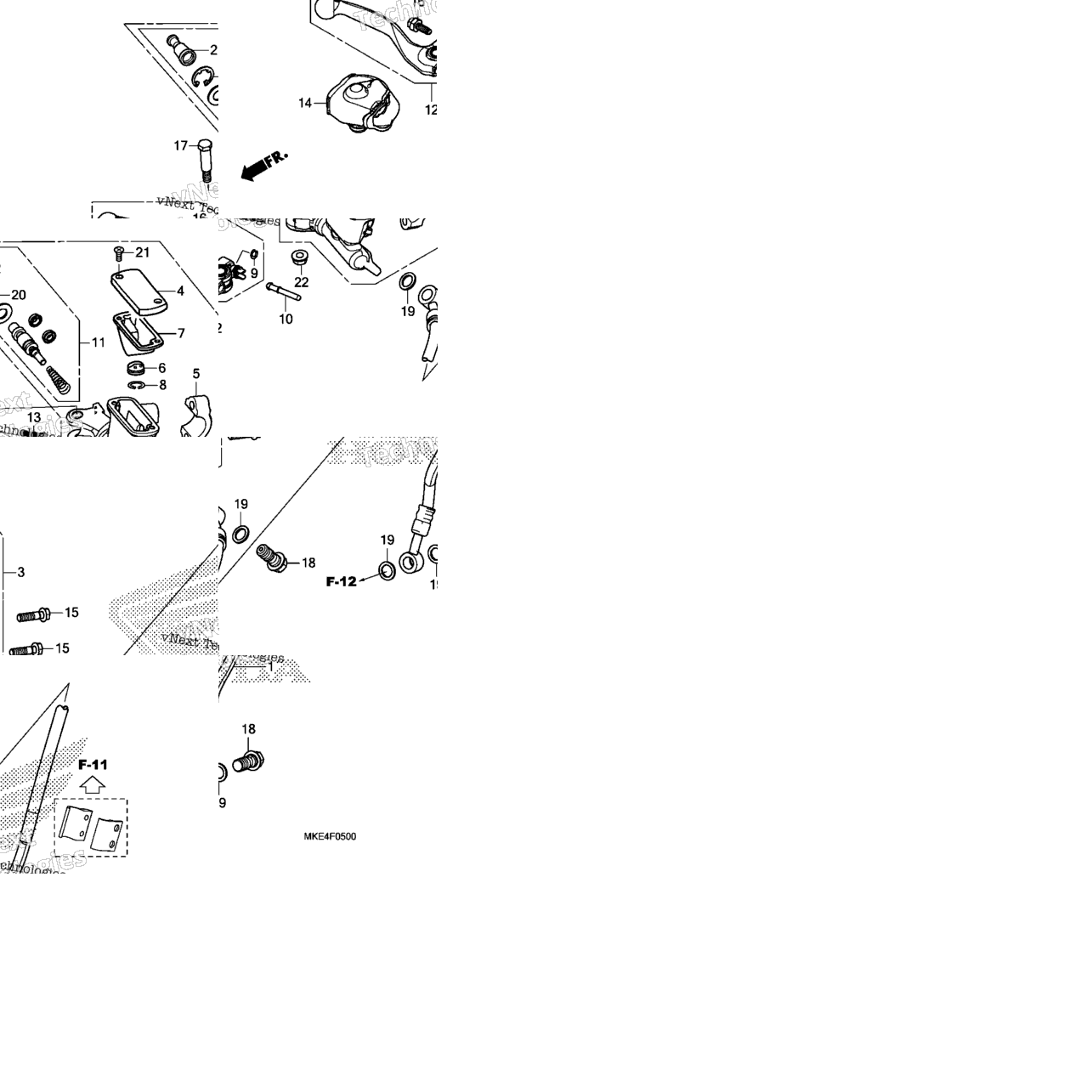 Front Brake Master Cylinder