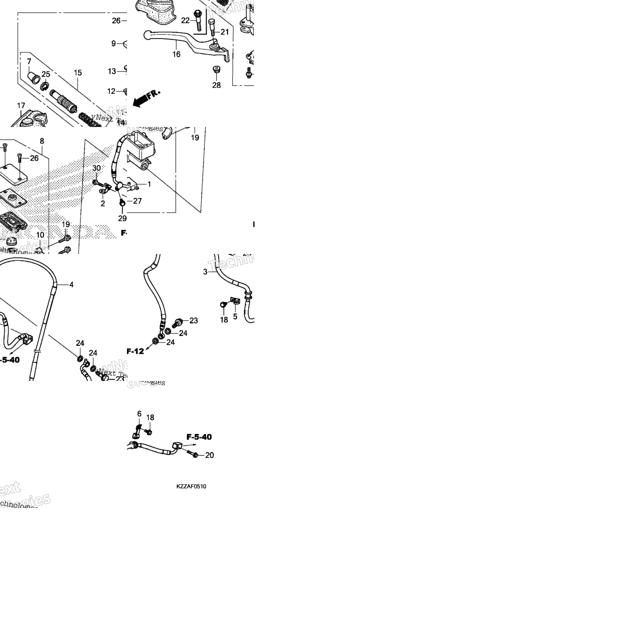 Front Brake Master Cylinder (2)