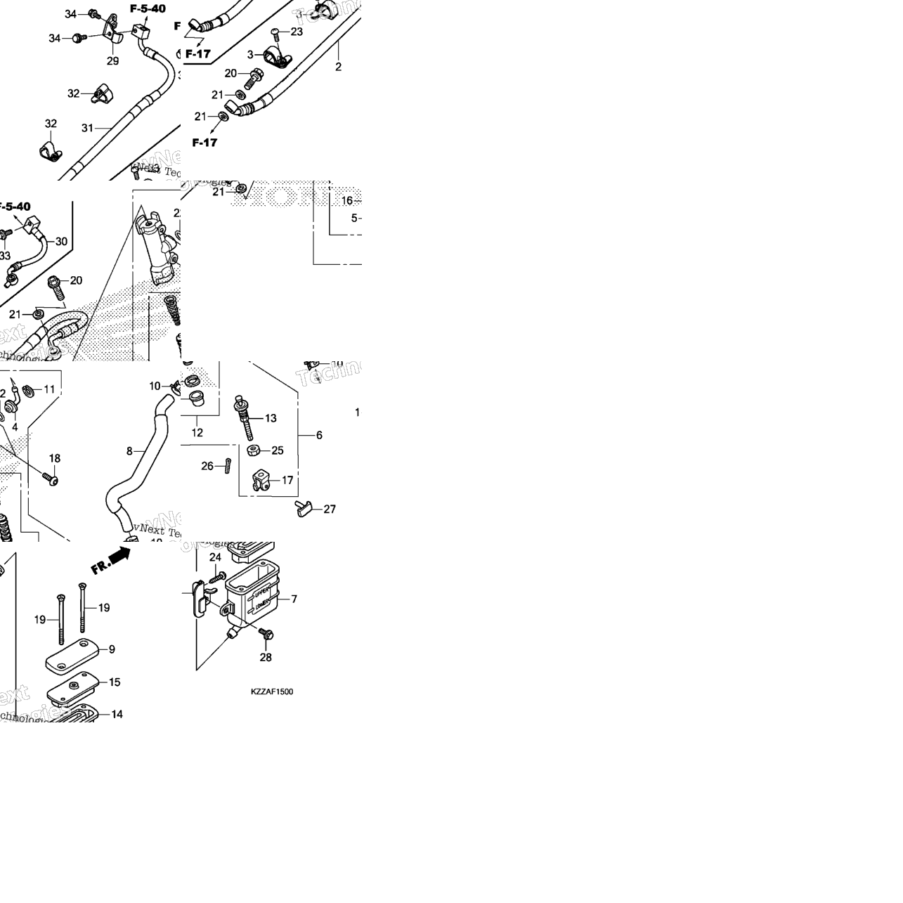 Rear Brake Master Cylinder