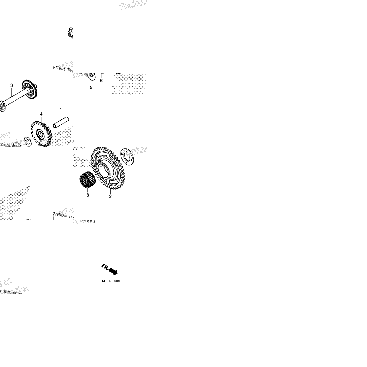 Starting Driven Gear