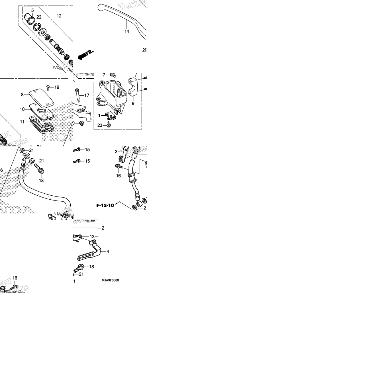 Front Brake Master Cylinder (1)