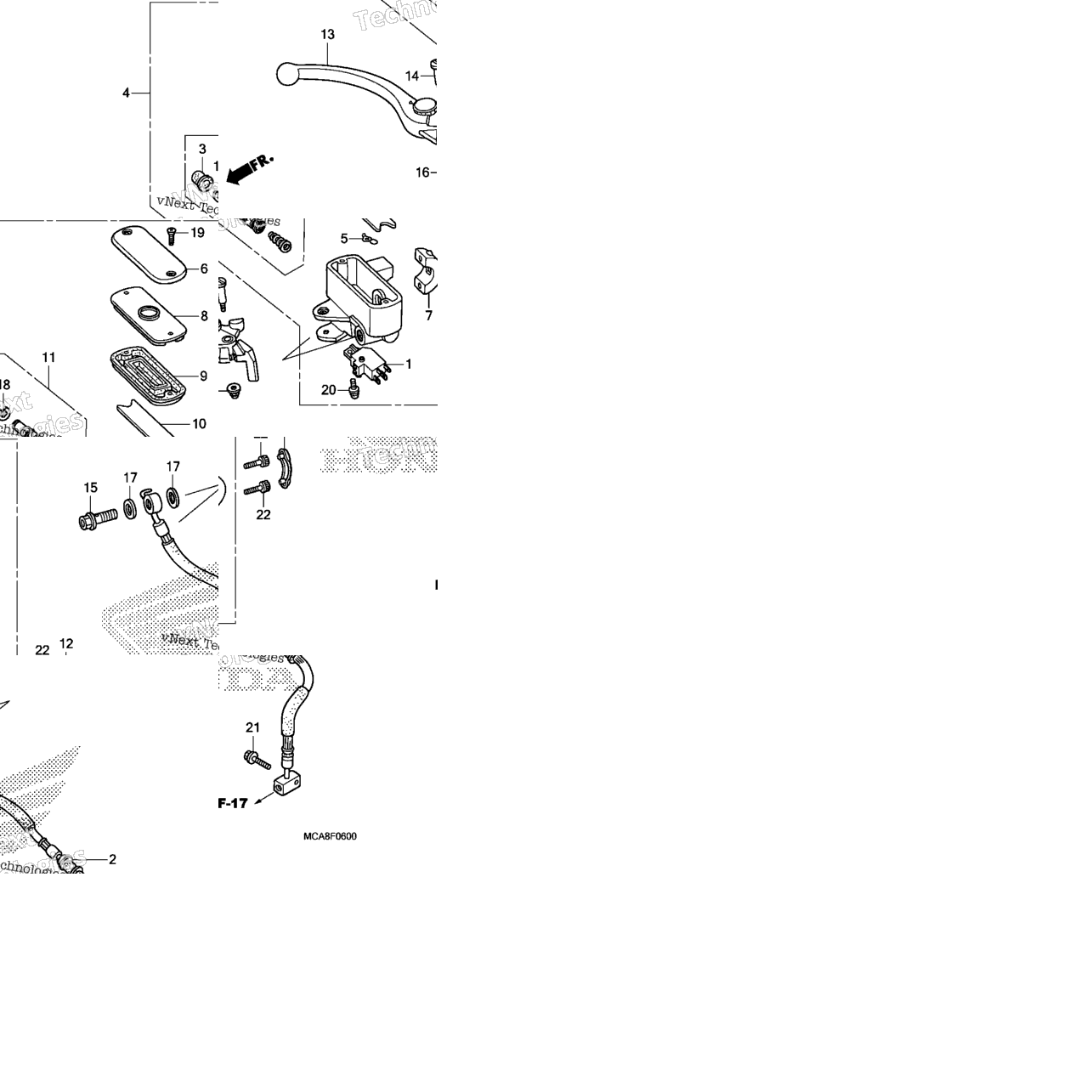 Front Brake Master Cylinder
