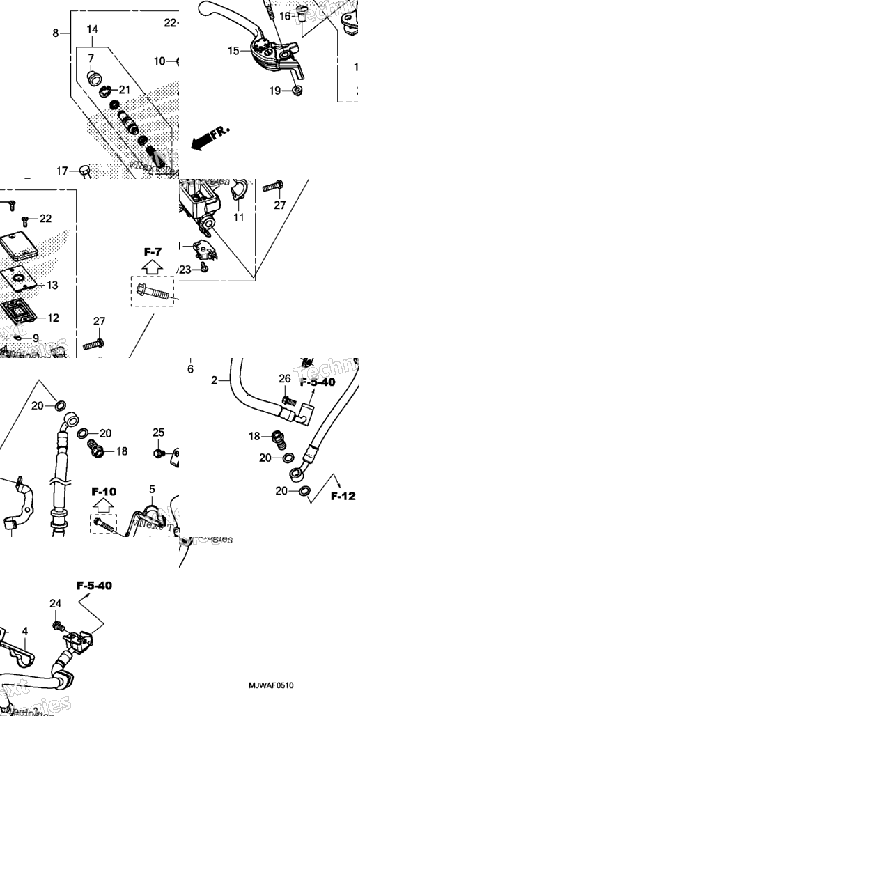 Front Brake Master Cylinder (2)