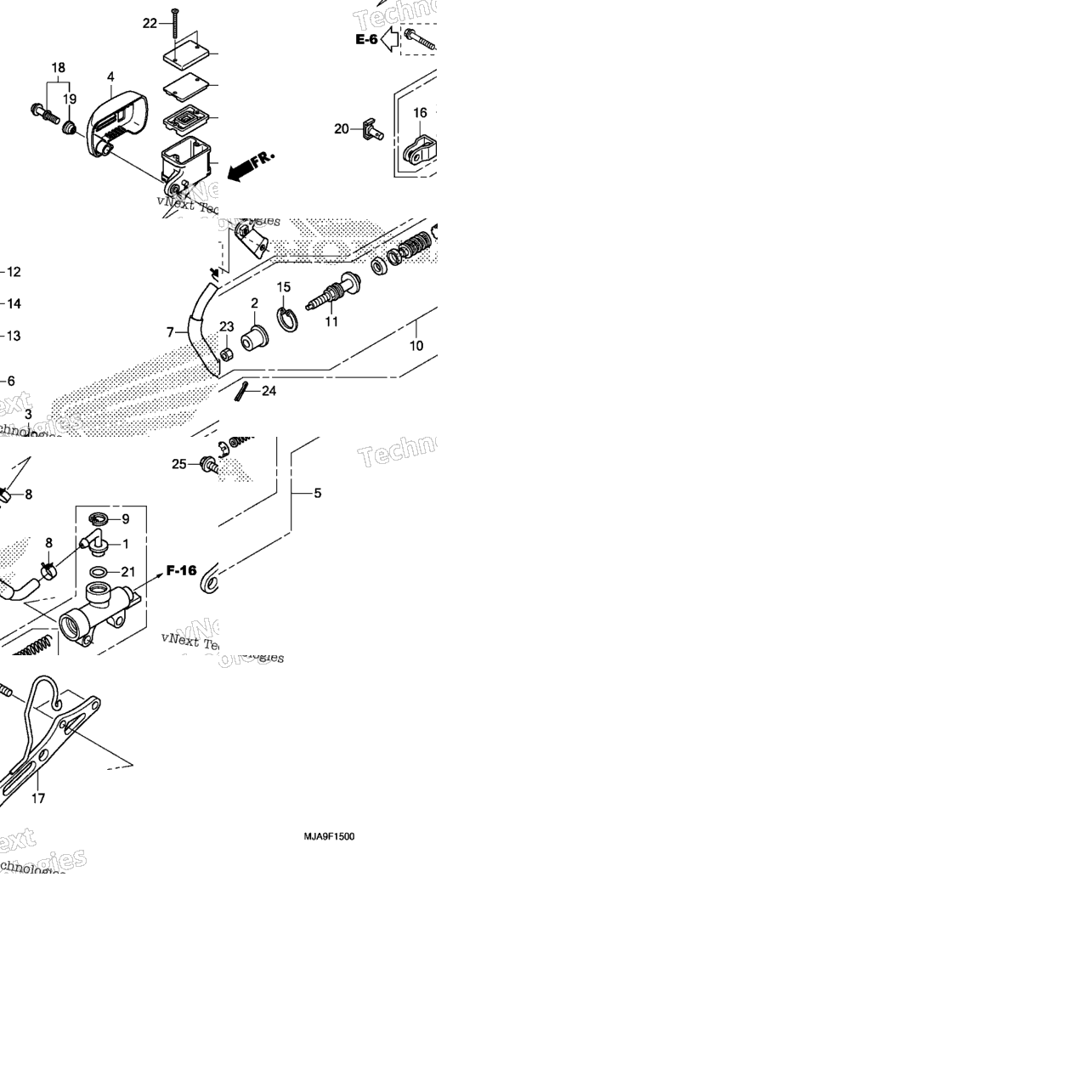Rear Brake Master Cylinder