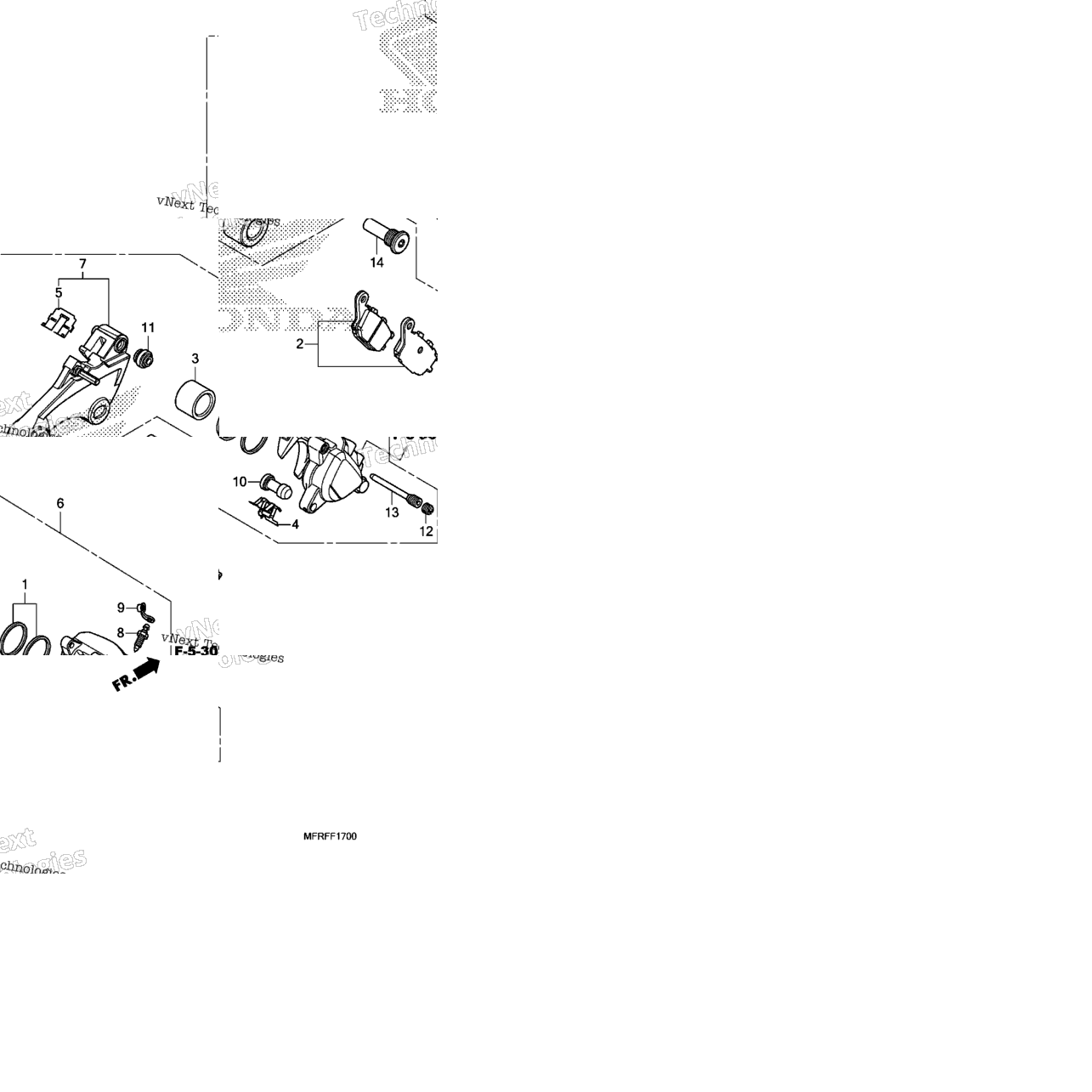 Rear Brake Caliper (1)