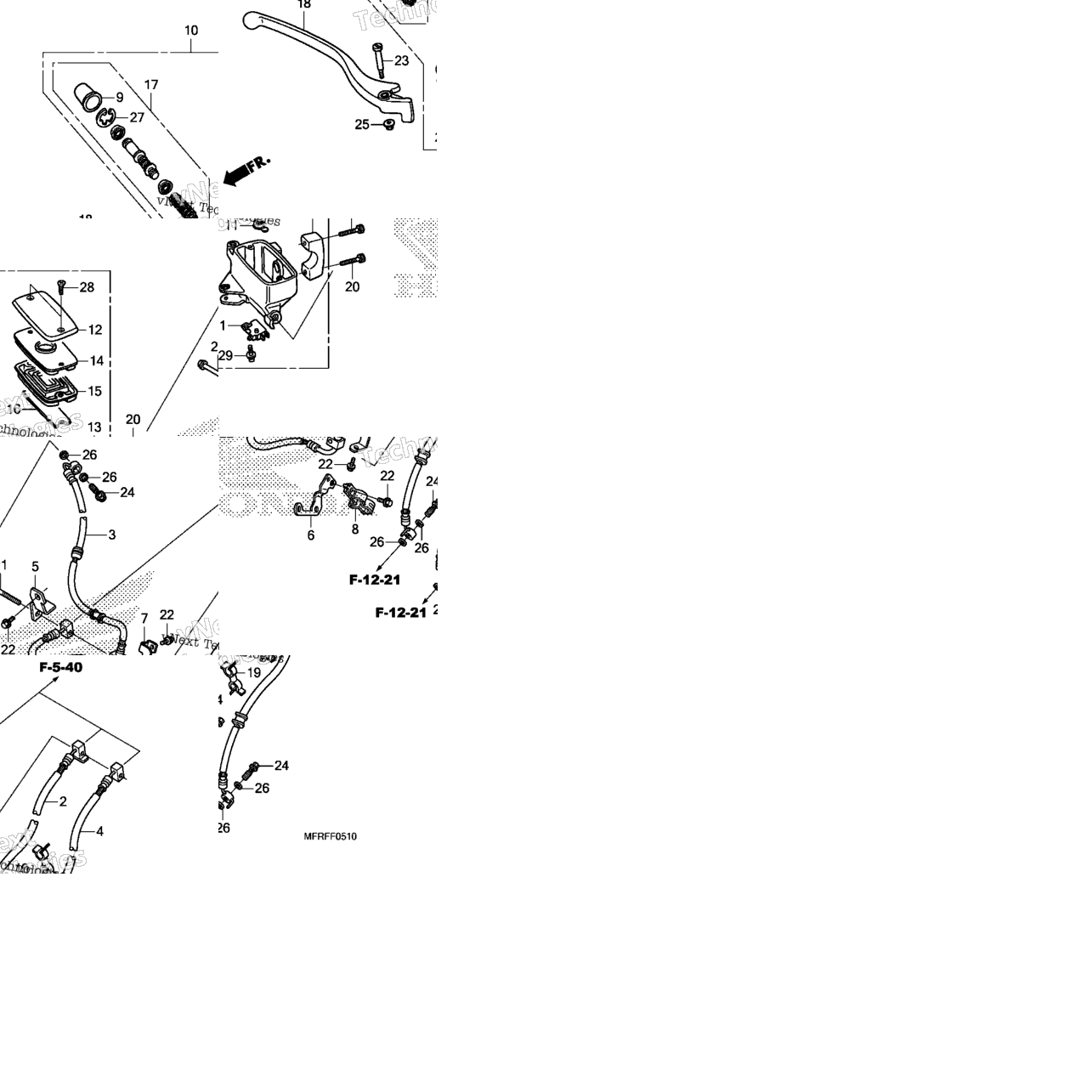Front Brake Master Cylinder (2)