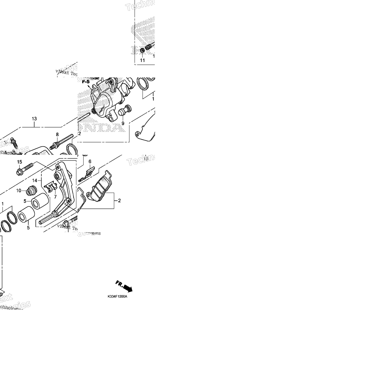 Front Brake Caliper (Standard)