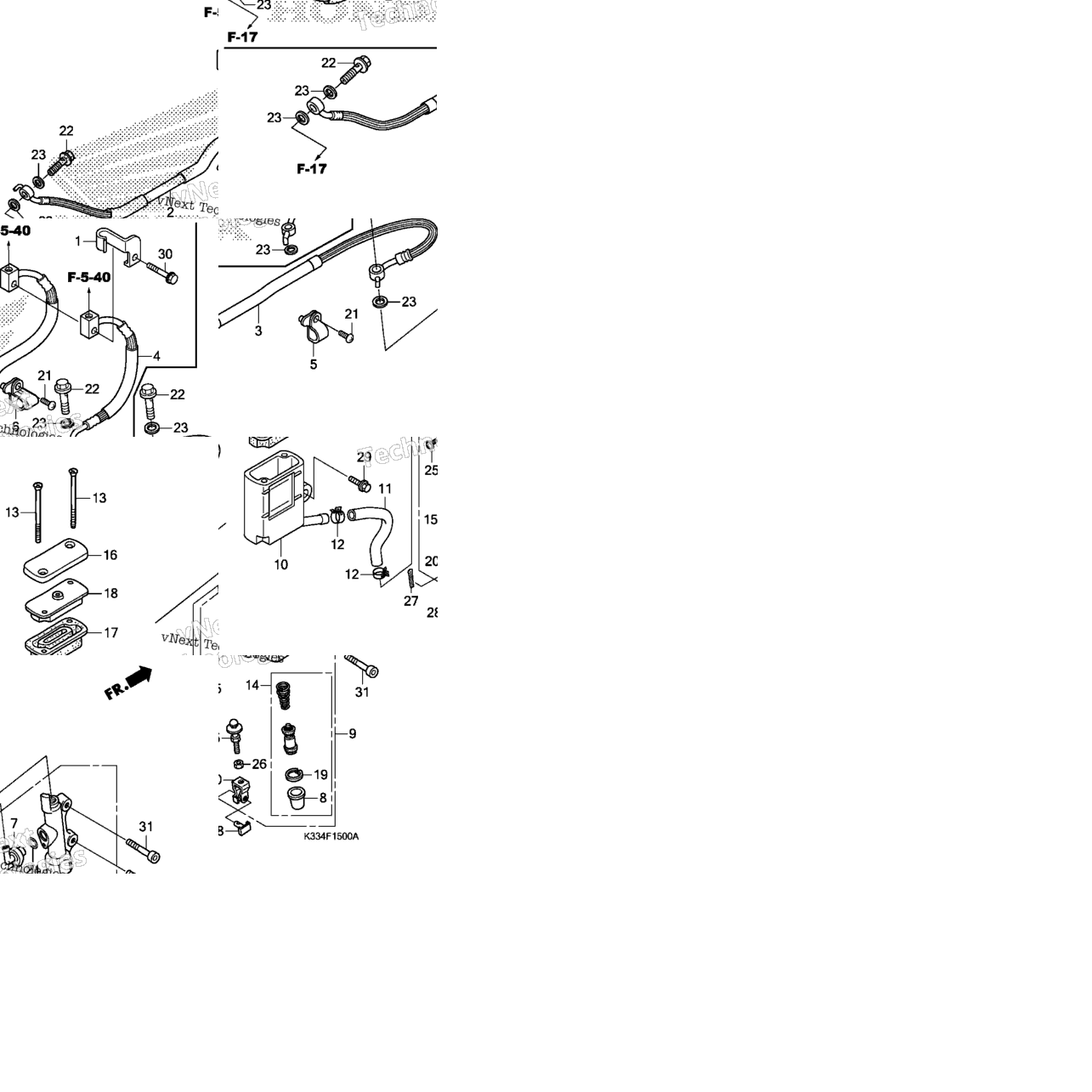 Rear Brake Master Cylinder