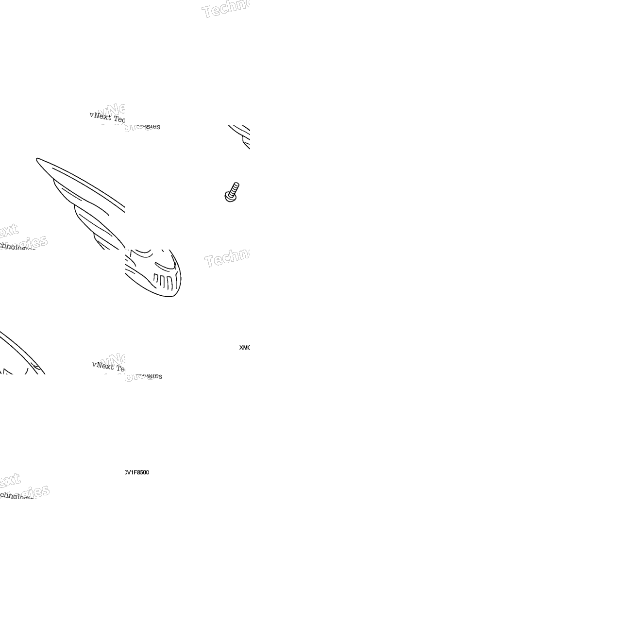 Chrome Front Fender Ornament