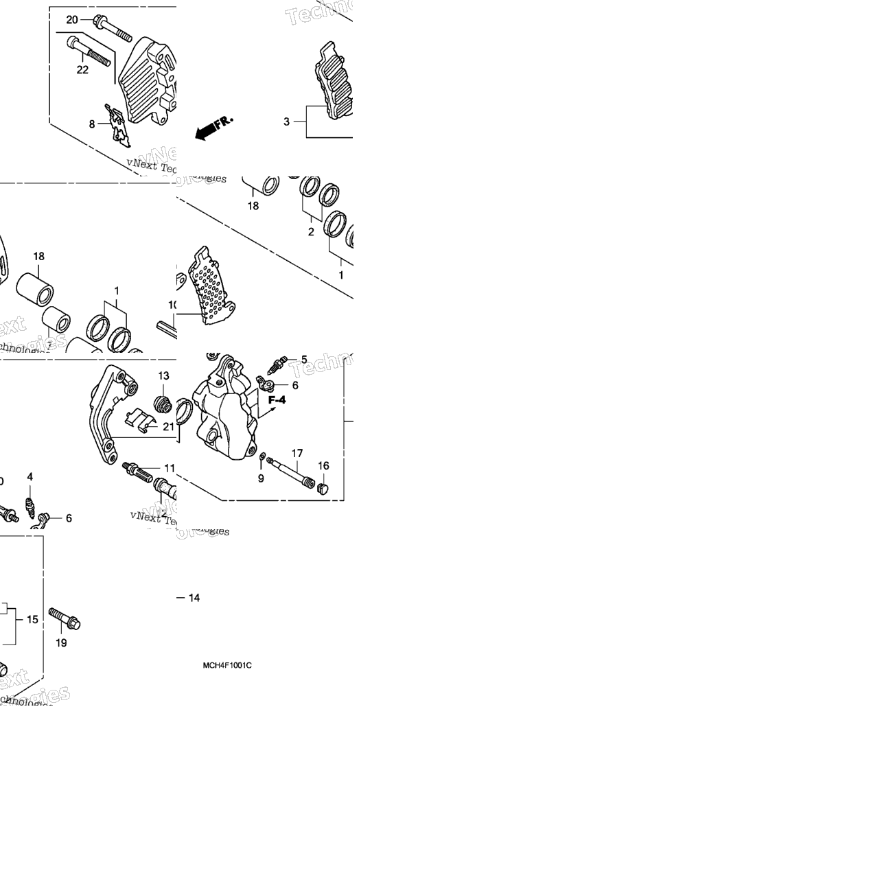 Front Brake Caliper (L.)