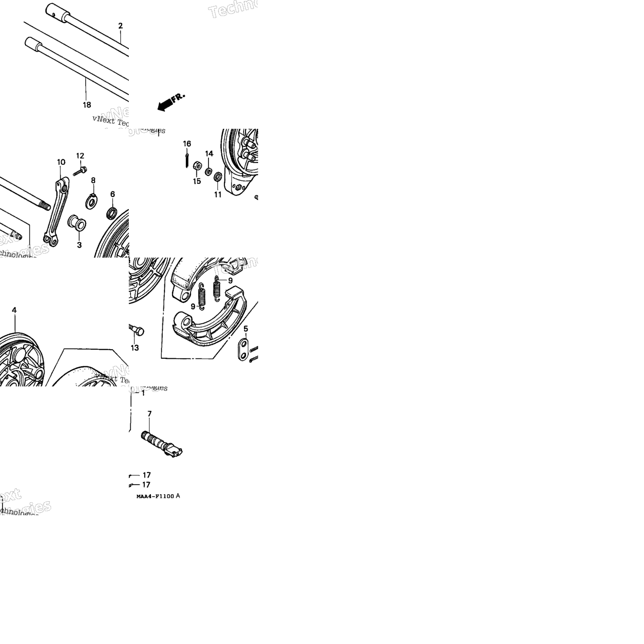 Rear Brake Panel