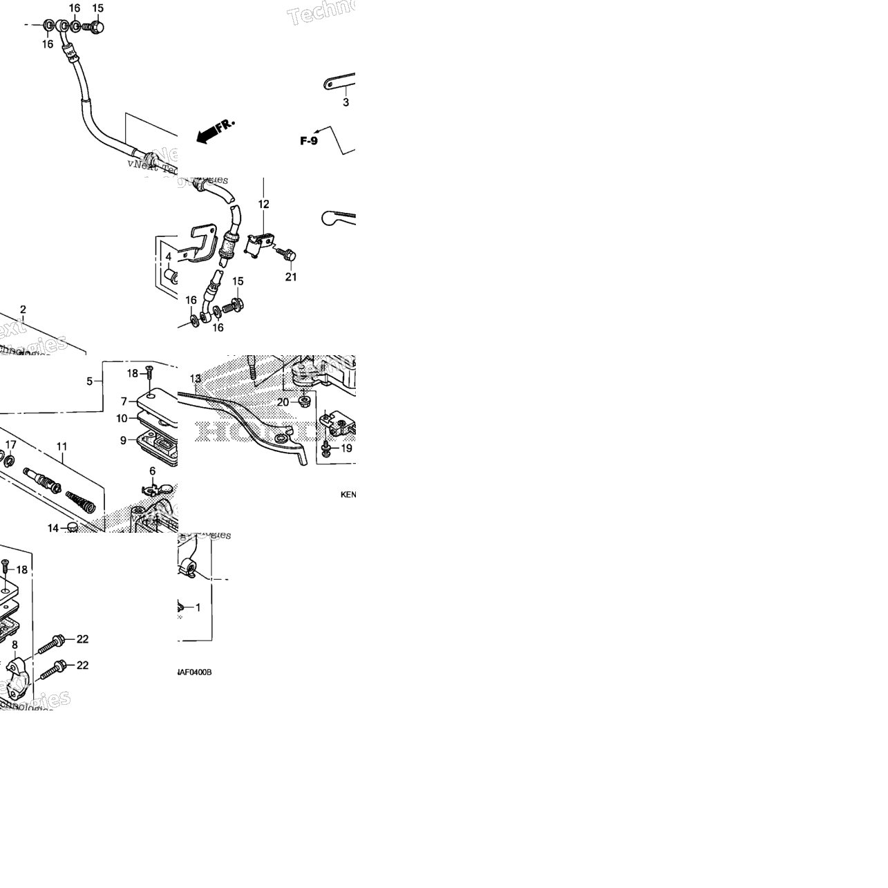 Front Brake Master Cylinder