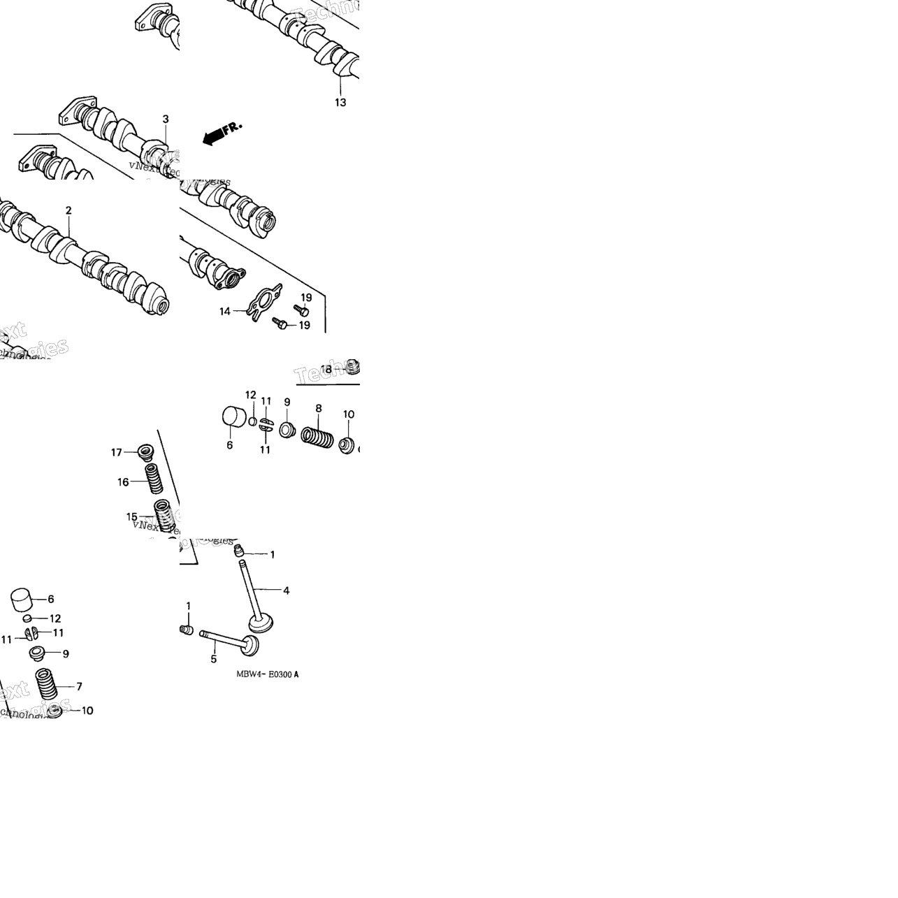Camshaft + Valve
