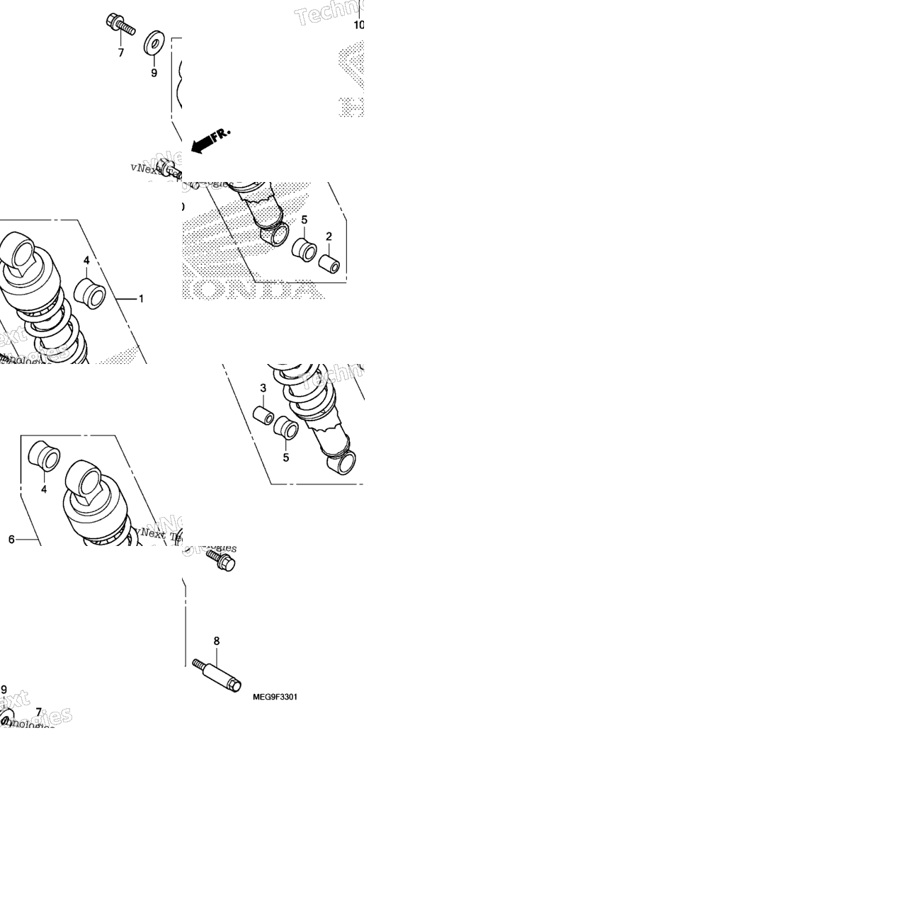 Rear Shock Absorber (2)