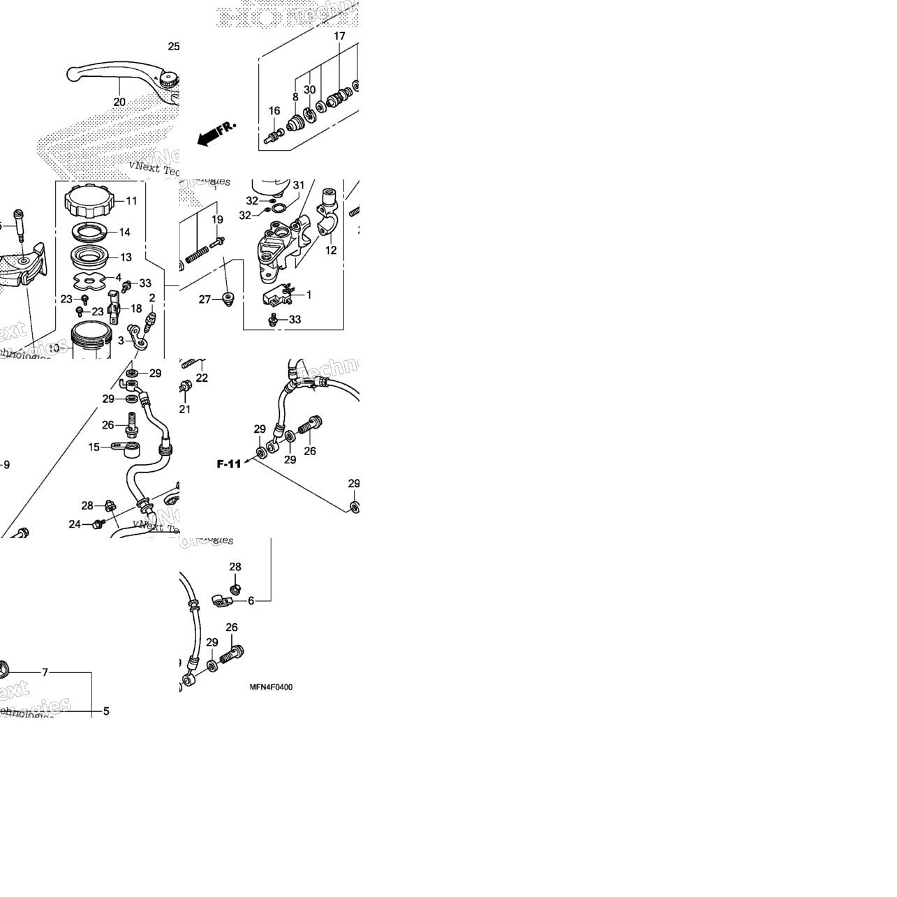 Front Brake Master Cylinder (1)