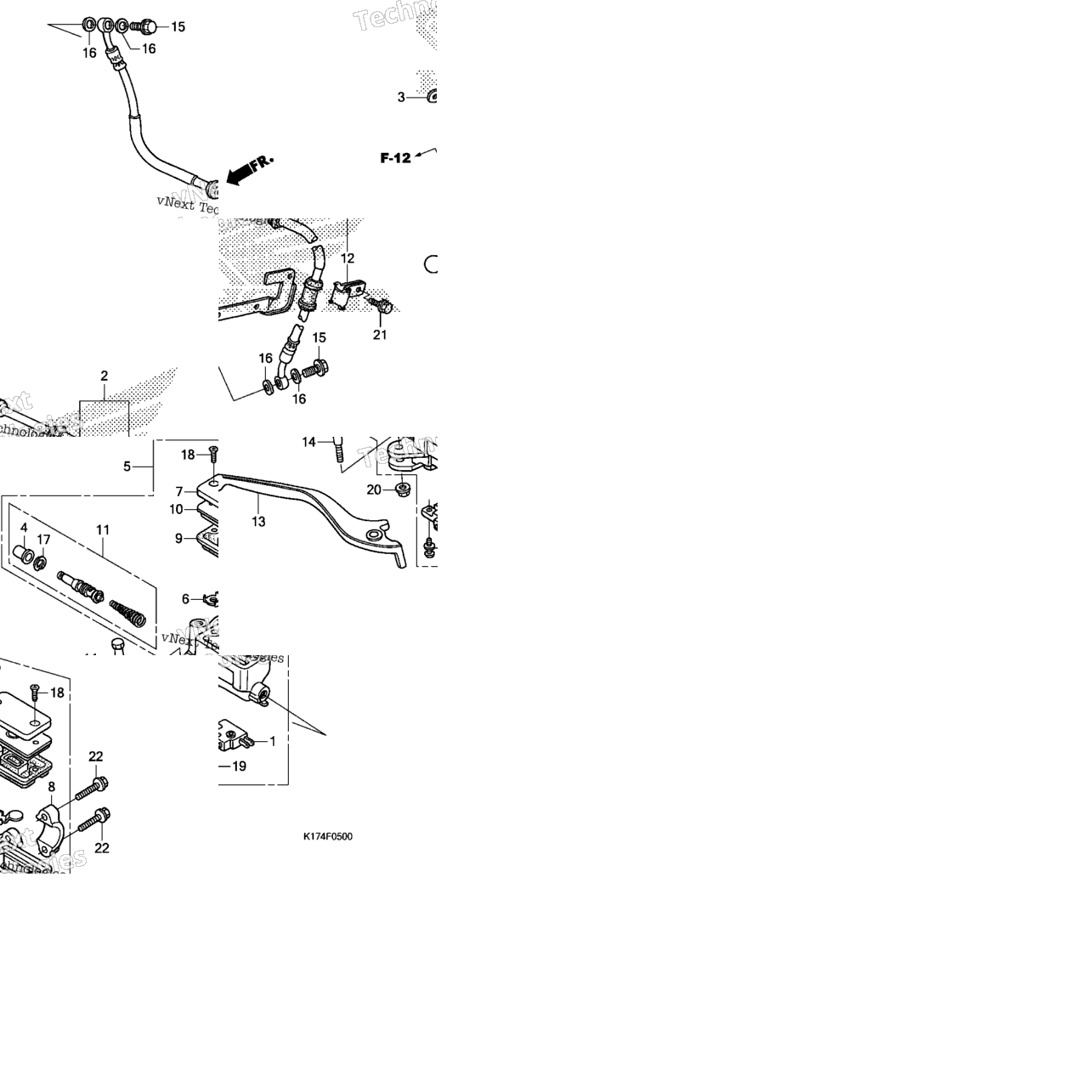 Front Brake Master Cylinder