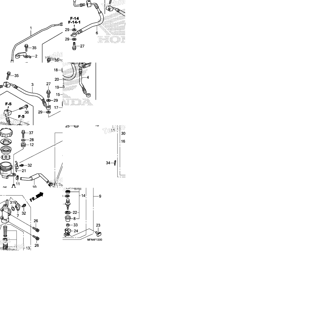 Rear Brake Master Cylinder