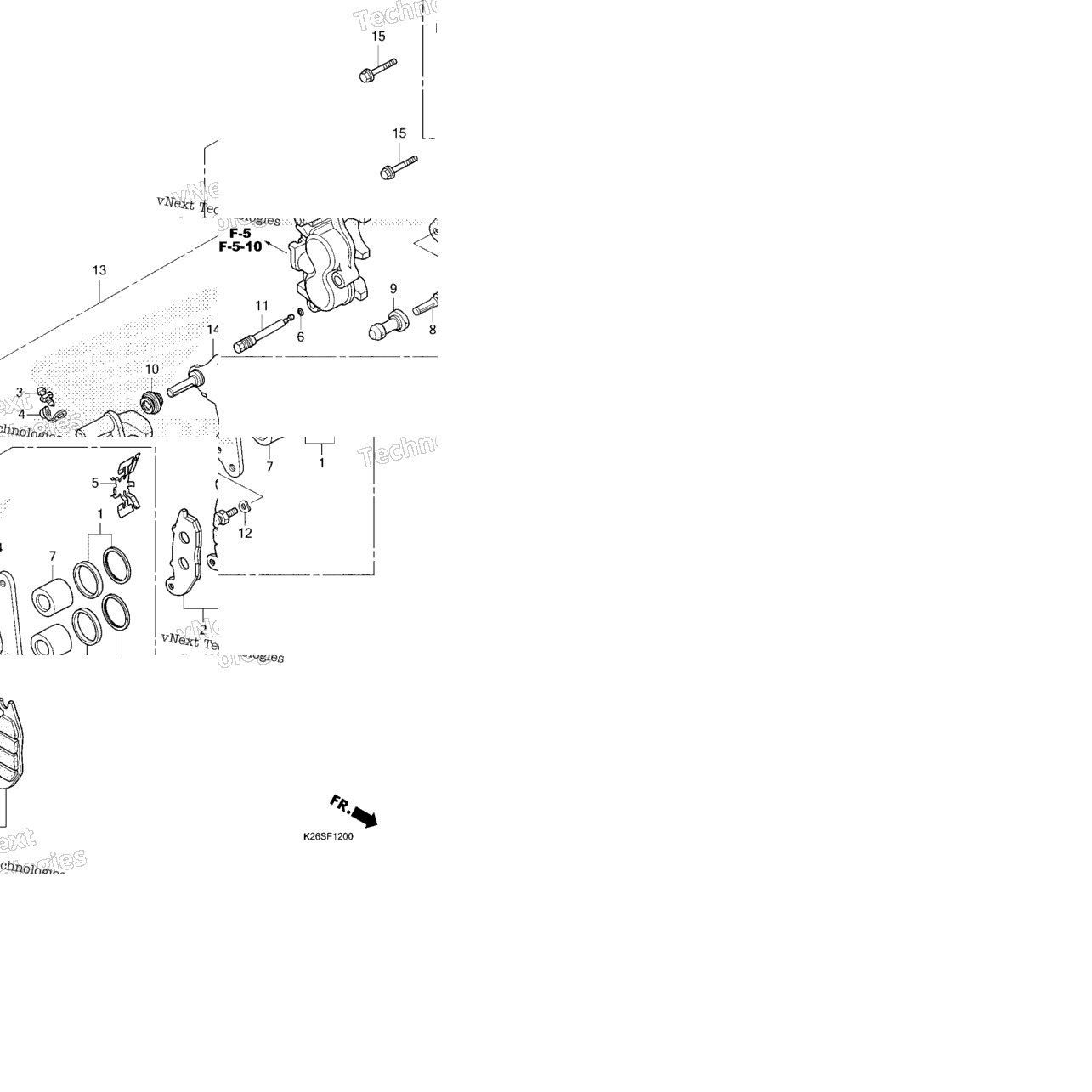 FRONT BRAKE CALIPER