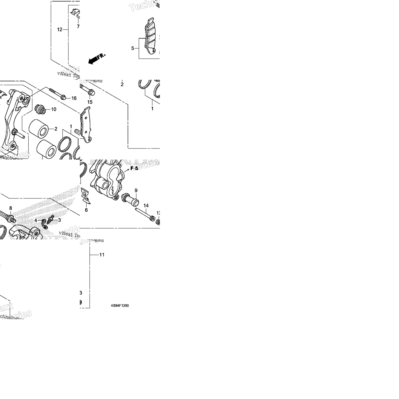 FRONT BRAKE CALIPER