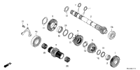 Transmission (Mainshaft) (Cmx1100d/D2)