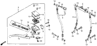 Front Brake Master Cyl. + Control Levers