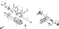 Shift Drum + Shift Fork 83-84