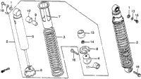 Xl500s Rear Shock Absorber 79-81