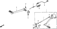 Brake Pedal + Shift Pedal