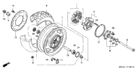 Rear Wheel (Vtx1300r)
