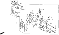 Fr. Brake Caliper 84-86
