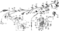 Wire Harness + Ignition Coil + Battery