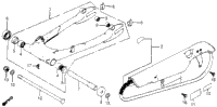 Swingarm + Chain Case