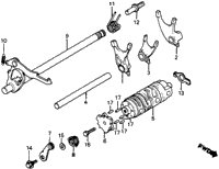 Gearshift Drum 80-82